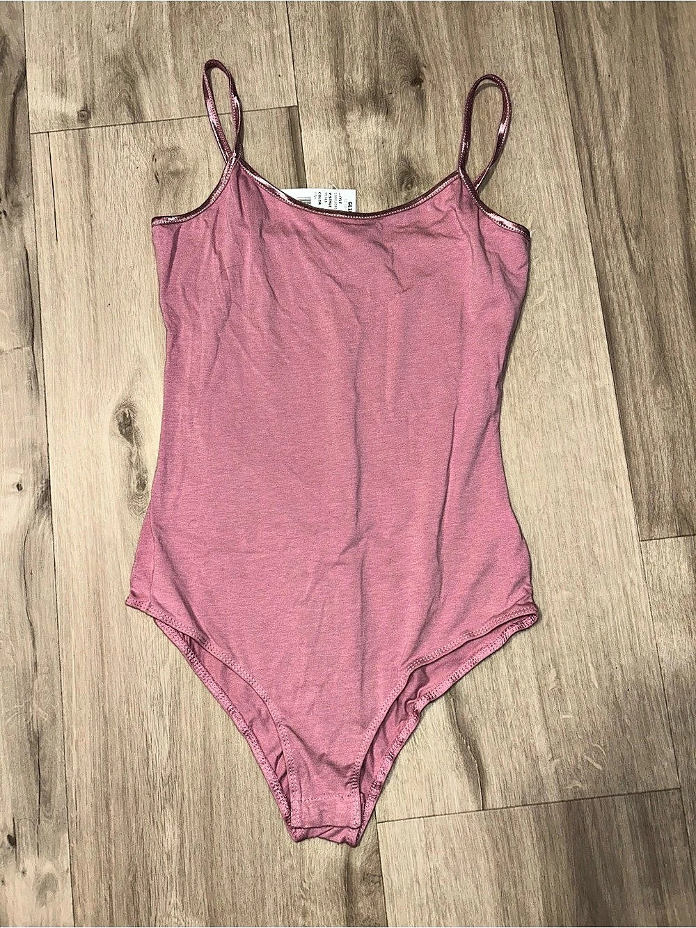 Active Basics Pink Bodysuit Size Small NWT